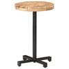 vidaXL Bistro Table Natural Wood Rough Mango Wood Small Durable