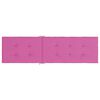 vidaXL Deck Chair Cushion Pink Oxford fabric (100% polyester)