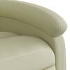 vidaXL Massage Recliner Chair Cream Real leather, metal, plywood Standard