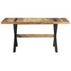 vidaXL Dining Table Rough Mango Wood Finish