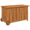 vidaXL Garden Storage Box Natural wood Solid Acacia wood Medium Storage