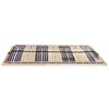 vidaXL Slatted Bed Base without Mattress with 42 Slats 7 Zones 100 x 78.7 "