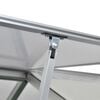 vidaXL Greenhouse Silver Reinforced Aluminum Large
