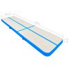 vidaXL Inflatable Gymnastics Mat with Pump 315.0x39.4x5.9" PVC Blue