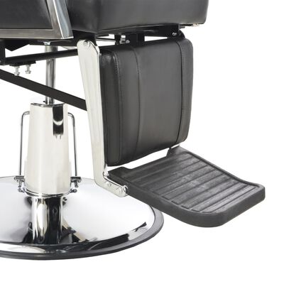 vidaXL Barber Chair Black 28.3"x26.8"x38.6" Faux Leather