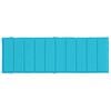vidaXL Sun Lounger Cushion Turquoise Oxford Fabric