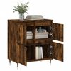 vidaXL Sideboard Smoked oak Engineered wood, iron Medium Sideboard