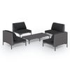 vidaXL Garden Lounge Set Dark Grey