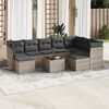 vidaXL Garden Sofa Set Grey