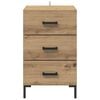 vidaXL Bedside Cabinet Artisan Oak 15.75 x 15.75 x 25.98 in