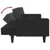 vidaXL Sofa Set Black Velvet (100% polyester), wood, plastic Large