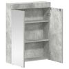 vidaXL Bathroom Mirror Cabinet TULUM Concrete Grey Engineered Wood