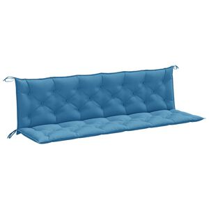 vidaXL Garden Bench Cushion Melange blue Fabric (100% polyester)