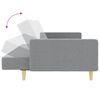vidaXL Sofa Bed Light Gray