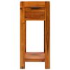 vidaXL End Table Solid Acacia Wood 11.8"x11.8"x27.6"