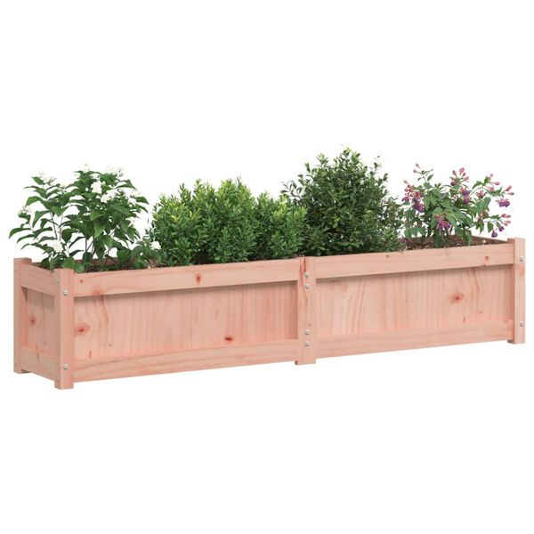 vidaXL Garden Planter Natural Wood Solid Douglas Fir wood Large Sturdy