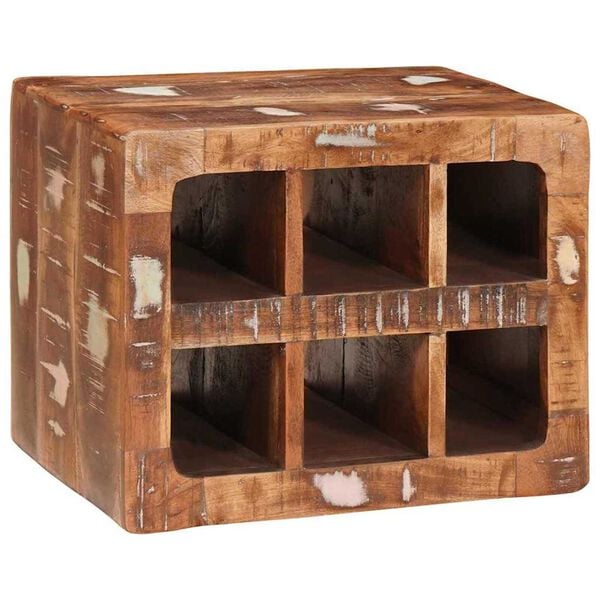 vidaXL Wine Rack Brown 44 x 30 x 35 cm Solid reclaimed wood