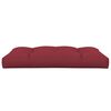 vidaXL Pallet Cushion Wine Red 47.2"x31.5"x4.7" Fabric
