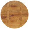 vidaXL Table Top &Oslash; 35.4"x1.5" Round Solid Wood Mango