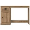vidaXL Desk Artisan Oak 19.69 x 45.28 x 29.53 in Engineered Wood