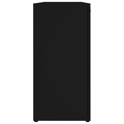vidaXL Sideboard Black 47.2"x14"x29.5" Engineered Wood