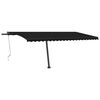 vidaXL Retractable Awning Anthracite
