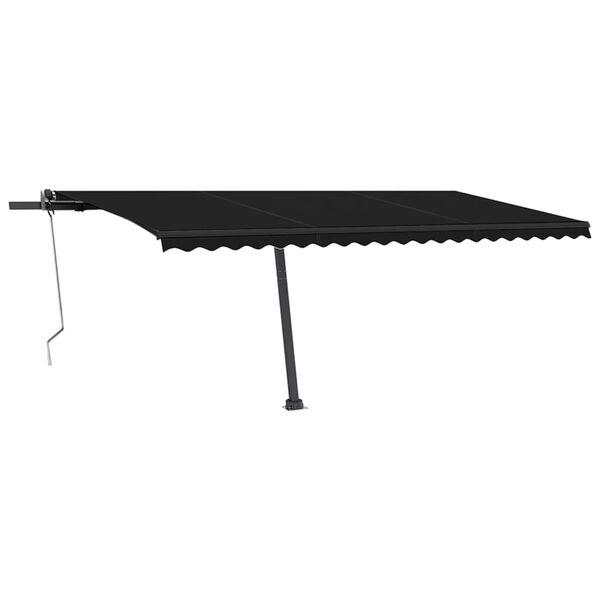 vidaXL Retractable Awning Anthracite