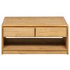 vidaXL Coffee Table Oak Solid pine wood, engineered wood Standard