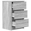 vidaXL Bedside Cabinet Grey Sonoma Engineered Wood Medium
