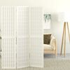 vidaXL Folding 3-Panel Room Divider Japanese Style 47.2x66.9" White