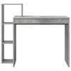 vidaXL Desk Concrete grey 39.4" x 15.7" x 35.4" Engineered wood
