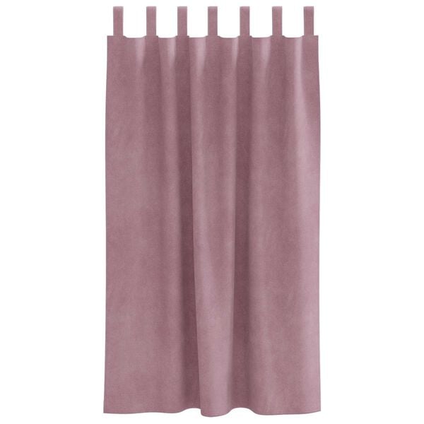 vidaXL Blackout Curtains 2 pcs Dark Pink 55.12 x 68.90 in Velvet