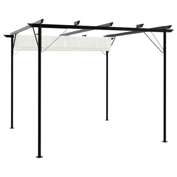 vidaXL Garden Pergola Cream White