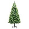 vidaXL Artificial Hinged Christmas Tree