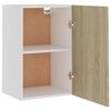 vidaXL Hanging Cabinet Sonoma Oak Engineered Wood Medium Cabinet