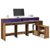 vidaXL Desk Old wood Engineered wood 78.7 x 40.9 x 35.8 in Computer Desk