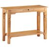 vidaXL Console Table Natural Acacia Solid Acacia Wood Console Table
