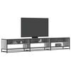 vidaXL TV Cabinet Gray Sonoma Engineered wood, metal Large TV Cabinet