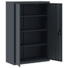 vidaXL File Cabinet Anthracite Powder-Coated Steel Large