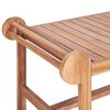 vidaXL Garden Table Teak Solid Teak Medium Durable Coffee Table