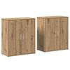 vidaXL Sideboard 2 pcs Artisan Oak 23.62 x 12.20 x 27.56 in