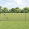 vidaXL Welded Wire Fence Gray 4.6'x 82'Steel