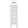 vidaXL Shoe Cabinet White Engineered wood, iron, aluminum alloy Medium
