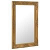 vidaXL Wall Mirror Gold Wood, glass, engineered wood 19.7 x 31.5 in