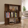 vidaXL Book Cabinet Brown oak Engineered wood Medium Book Cabinet