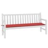 vidaXL Garden Bench Cushion Red Oxford fabric (100% polyester)