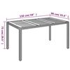vidaXL Garden Dining Set Grey