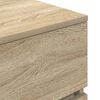 vidaXL Bedside Cabinet Sonoma Oak Engineered Wood Medium Reversible