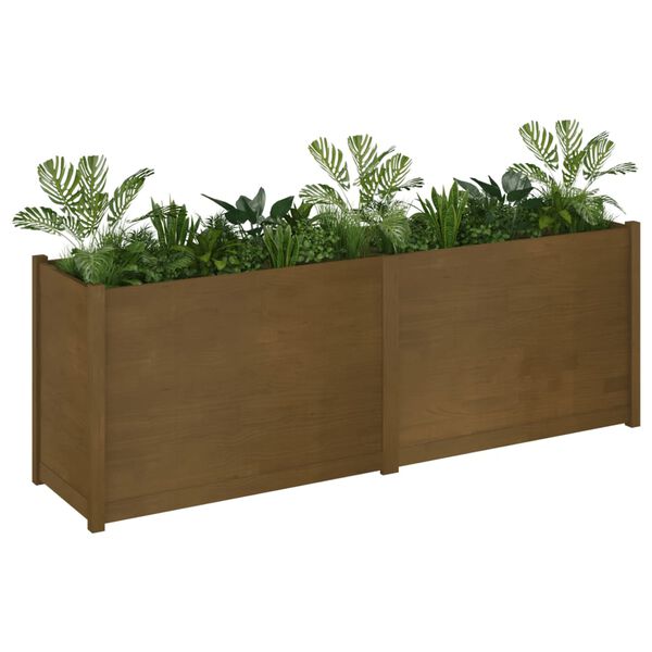 vidaXL Garden Planter Honey brown Solid pinewood