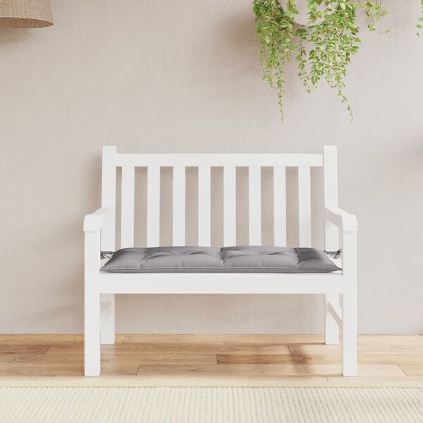 vidaXL Garden Bench Cushion Grey Oxford fabric, Hollow fiber